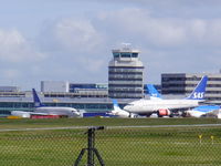 Manchester Airport, Manchester, England United Kingdom (EGCC) - Scandinavian Airlines coming and going - by Chris Hall