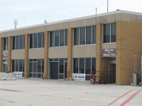 Mason City Municipal Airport (MCW) - Terminal building with TSA security-Six passenger flights per day. - by Doug Robertson