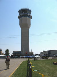 Wittman Regional Airport (OSH) - World's Busiest Air Traffic Control Tower-During EAA AirVenture 2008. Newly commissioned 15 July, 2008 at cost of $5.6 million and height: 116 feet. - by Doug Robertson