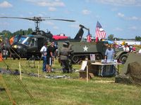 Fairfield County Airport (LHQ) - Part of the military exhibit at Wings of Victory airshow - Lancaster, Ohio - by Bob Simmermon