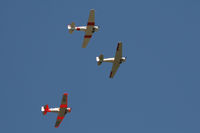 Lancaster Regional Airport (LNC) - T-6 flyover - At the DFW CAF open house 2008 - Warbirds on Parade! - by Zane Adams