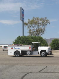 Needles Airport (EED) - Chevron Mobile Fueler - by Doug Robertson