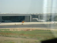 Camarillo Airport (CMA) - AVANTAIR Elite Svcs. Hangars from taxiway in Beech 36 BONANZA N2111Q - by Doug Robertson