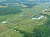 Russell County Airport (K24) - In the pattern, looking NW. - by Bob Simmermon