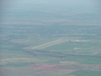 Lawton-fort Sill Regional Airport (LAW) - Arriving to the airport from the SSE. - by B.Pine