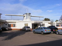 Sywell Aerodrome Airport, Northampton, England United Kingdom (EGBK) - The 1930s Art Deco Bar and Restaurant which was formerly the Clubhouse and Officer's Mess - by chris hall