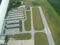 Greenwood Municipal Airport (HFY) - Aerial shot of the runway during an airshow. - by IndyPilot63