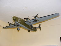 Seething Airfield Airport, Norwich, England United Kingdom (EGSJ) - B-24 model in the Seething airfield Control Tower Museum - by chris hall