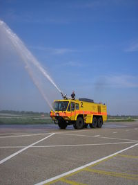 Rotterdam Airport, Rotterdam Netherlands (EHRD) - Fire engine Rotterdam Airport - by Henk Geerlings