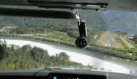 Milford Sound Airport - finals for 29 at Milford Sound NZ from Ce206 ZK-RLM - by Pete Hughes