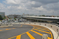 Tan Son Nhat International Airport - The old domestic/international terminal from the departures vehicle ramp of the new intl terminal. - by Bill Mallinson