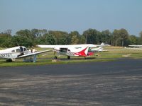 Clermont County Airport (I69) - The familiar but unique parking spaces of Clermont County. - by IndyPilot63