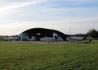 Denham Aerodrome Airport, Gerrards Cross, England United Kingdom (EGLD) - THE PILOT CENTRE HANGER NORTH SIDE OF AIRFIELD - by BIKE PILOT