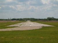 Reese Airport (7I2) - looking up runway 27 - by IndyPilot63