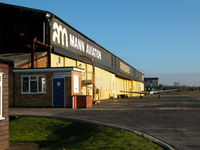 Fairoaks Airport, Chobham, England United Kingdom (EGTF) - MANN AVIATION HANGERS - by BIKE PILOT