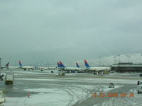 Salt Lake City International Airport (SLC) - Delta ramp at KSLC - by John J. Boling
