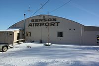 Benson Airport (6MN9) - The main hangar - by Timothy Aanerud