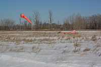 Benson Airport (6MN9) - Windsock and windvane - by Timothy Aanerud