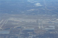 Detroit Metropolitan Wayne County Airport (DTW) - Downwind final to DTW, showing off its 6 runways - by Florida Metal