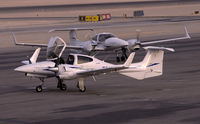 North Las Vegas Airport (VGT) - A couple of Twin Stars - by Geoff Smith