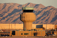 North Las Vegas Airport (VGT) - Control Tower at North Las Vegas Airport in nice evening light. - by Dean Heald