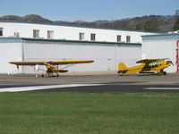 Santa Paula Airport (SZP) - A pair of Piper J3C CUBS-N1592N & N98425  - by Doug Robertson