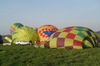 Gerardo Tobar López Airport - Balloons inflating - by keith sowter