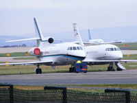 Manchester Airport, Manchester, England United Kingdom (EGCC) - Falcon 900 and Falcon 2000 - by Chris Hall