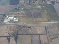 Warren County/john Lane Field Airport (I68) - Looking west from 5500' - by Bob Simmermon
