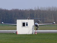 Teuge International Airport, Deventer Netherlands (EHTE) - Flying doghouse at Teuge Airport, notice the asymmetric propulsion on the wing and rooftop....... ;-) - by Alex Smit