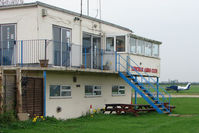 Sturgate Airfield - Control Tower and Lincs Aero Club at Sturgate - by Terry Fletcher