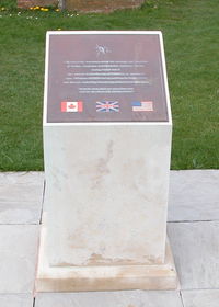 Old Sarum Airfield Airport, Salisbury, England United Kingdom (EGLS) - MEMORIAL DEDICATED TO BRITISH, AMERICAN AND CANADIAN AIRBOURNE FORCES - by BIKE PILOT