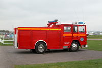Old Sarum Airfield Airport, Salisbury, England United Kingdom (EGLS) - CRASH TRUCK OPERATED BY UK FIRE AND RESCUE - by BIKE PILOT