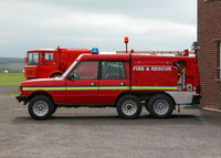 Old Sarum Airfield Airport, Salisbury, England United Kingdom (EGLS) - FIRE AND RESCUE RANGE ROVER - by BIKE PILOT