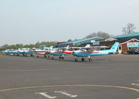 Wycombe Air Park/Booker Airport, High Wycombe, England United Kingdom (EGTB) - PART OF THE WYCOMBE AIR CENTRE FLEET - by BIKE PILOT