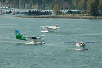 Vancouver Harbour Water Airport (Vancouver Coal Harbour Seaplane Base), Vancouver, British Columbia Canada (CYHC) - busy day at Coal Harbour - by metricbolt