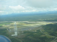 Allen Aaf Airport (BIG) - Flying past Allen AAF in a Cessna 172 - by Mike Wallette