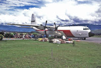 Wamena Airport - Merpati Airways C-130 prepares for flight to Jayapura  - by jdvoss