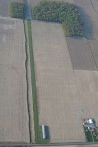NONE Airport - Unknown N-S farm strip on Putner Rd. near Delphos, Ohio. - by Bob Simmermon