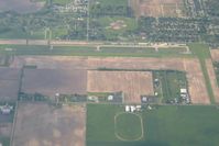 Van Wert County Airport (VNW) - Looking north from 10,000' - by Bob Simmermon