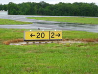 Rock Hill/york Co/bryant Field Airport (UZA) - Taxiway sign - by Connor Shepard