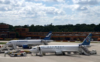 Tegel International Airport (closing in 2011), Berlin Germany (EDDT) - North Europe meets South Europe in Berlin - by Holger Zengler