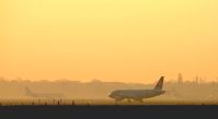 Tegel International Airport (closing in 2011), Berlin Germany (EDDT) - Take off in early morning light - by Holger Zengler