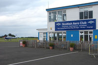 Perth Airport (Scotland), Perth, Scotland United Kingdom (EGPT) - Scottish Aero Club room at Perth Airport - by Terry Fletcher