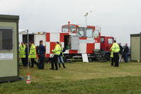 0000 Airport - This mobile unit is the temporary ATC / Heliport unit at Epsom on the 2009 Derby Day meeting - by Terry Fletcher