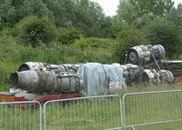 Wycombe Air Park/Booker Airport, High Wycombe, England United Kingdom (EGTB) - DERELICT JET ENGINES WYCOMBE AIR PARK - by BIKE PILOT