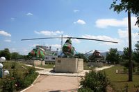 Graf Ignatievo Air Base (military) - The applied helicopter is the exhibition place of types, the one beside the directing tower in a park. The helicopter types which can be inspected here, Mil Mi-1, Mil Mi-4, Mil Mi-2 and Mil Mi-8. - by Attila Groszvald-Groszi