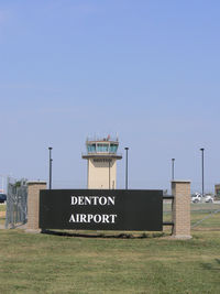Denton Municipal Airport (DTO) - New tower at Denton Municipal - by Zane Adams