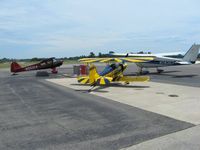 Hardin County Airport (I95) - Planes parked around the gas pump on a nice summer afternoon - by Bob Simmermon