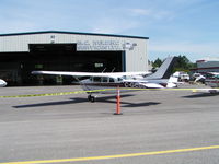 Langley Regional Airport - M.C. Welding Services,  Hanger 41 Taxi way Gulf - by Mark Capadouca